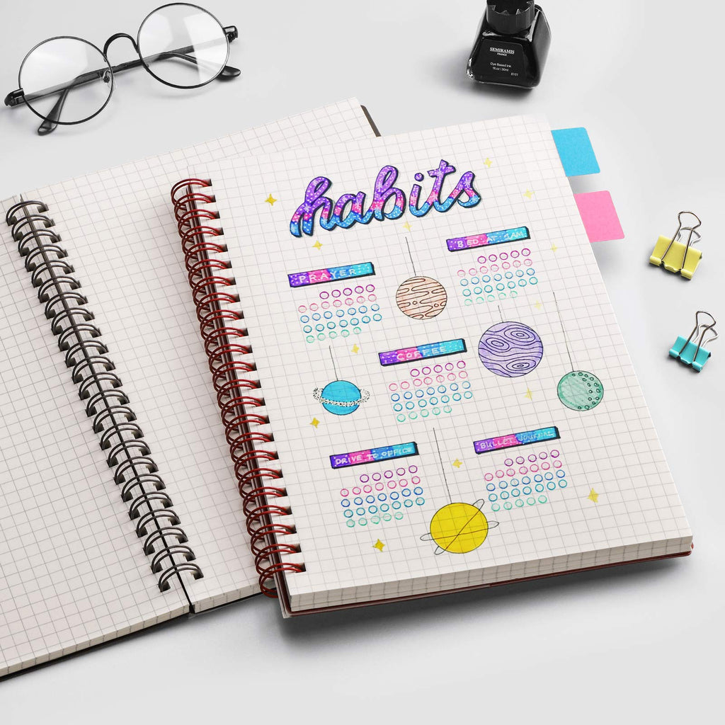 EMSHOI Lined Journal Spiral Notebook 5.7" x 8.22" - 4 Pack 640 Pages 100gsm Thick Paper, A5 Small Notebooks College Ruled, Plastic Hardcover Journals for Writing Women Men Work School Supplies